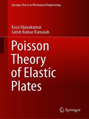 cover image of Poisson Theory of Elastic Plates